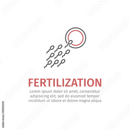 Fertilization Icon Vector.