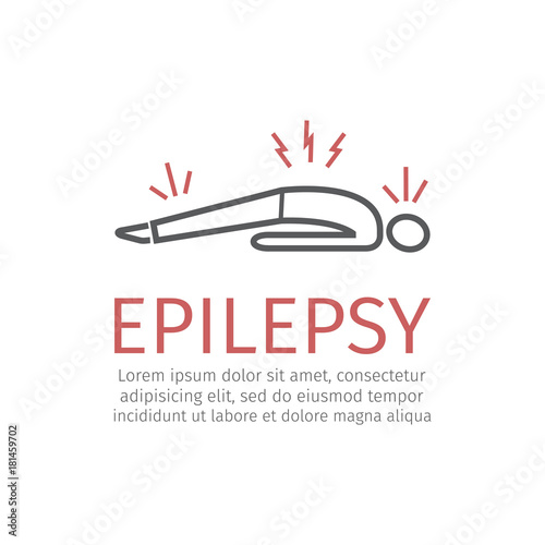 Epilepsy attack icon