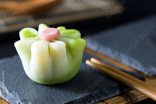 Japanese traditional confectionery wagashi