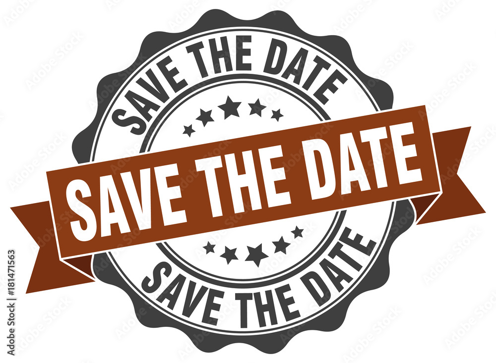 Fototapeta premium save the date stamp. sign. seal