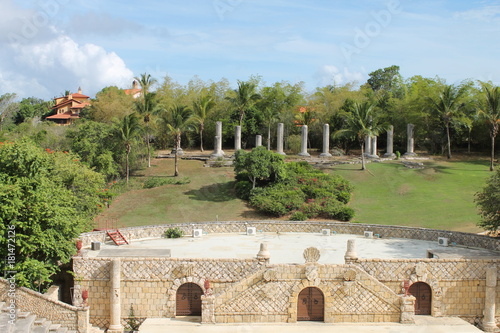 Canvas Print Beautiful and unique landscape of Dominican Republic