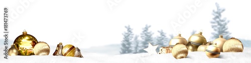 Weihnachten Banner Panorama Hintergrund