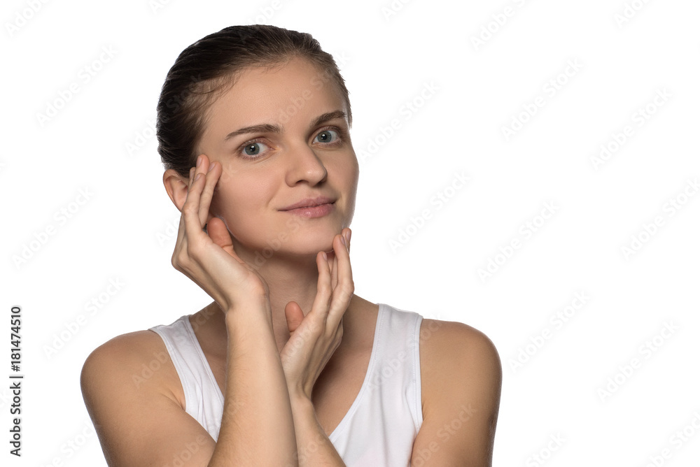 Massage, yoga, gymnastics or rejuvenating exercises for the face Massage, yoga, gymnastics or rejuvenating exercises for the face