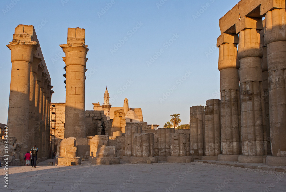 Luxor Temple, The ruins of the temple