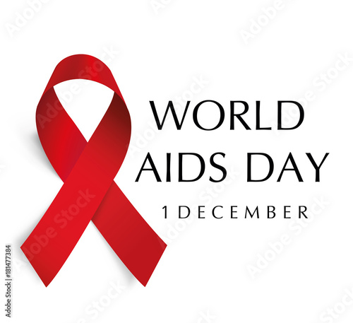 Aids Awareness. World Aids Day concept - stock vector.