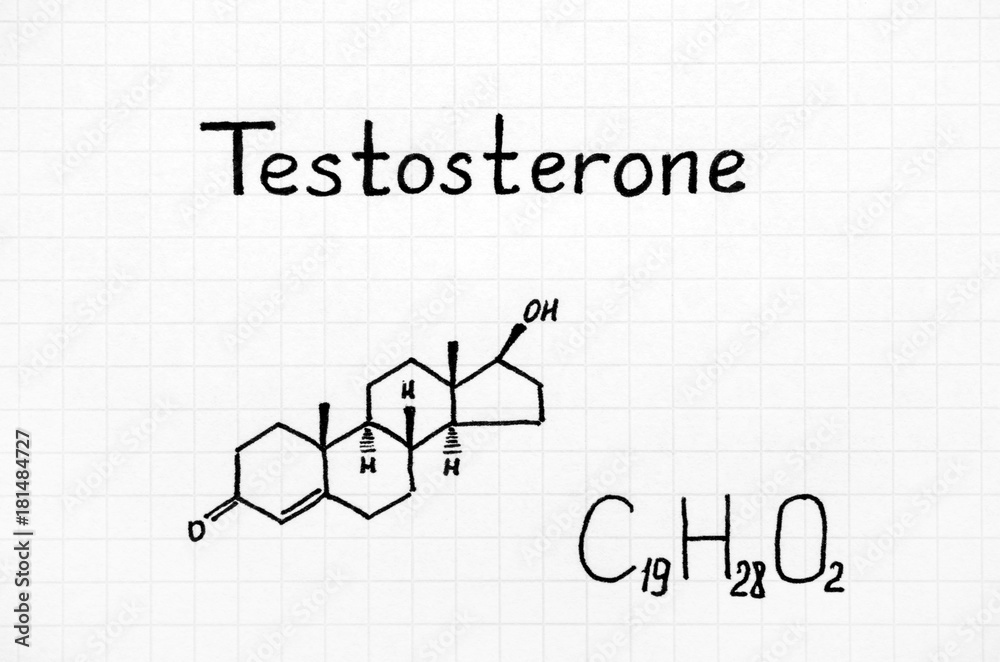 Chemical formula of Testosterone Chemical formula of Testosterone
