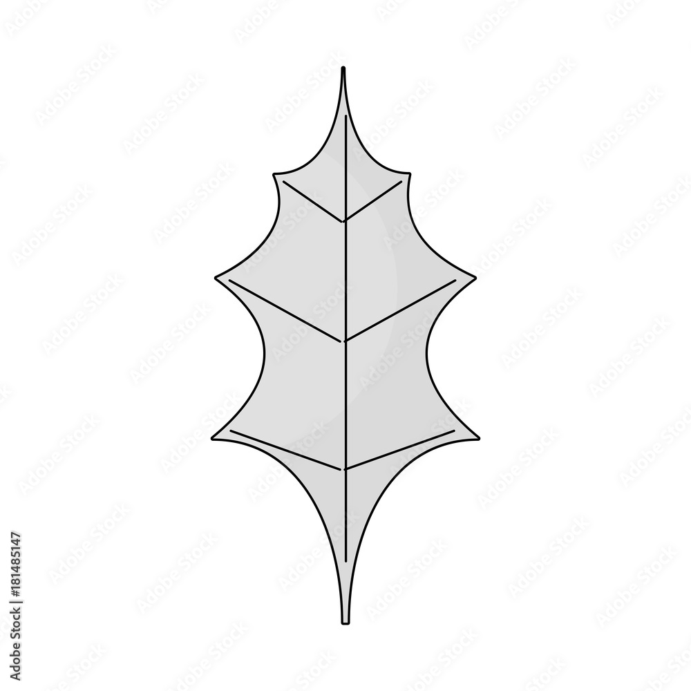 leaf christmas decoration nature element icon leaf christmas decoration nature element icon