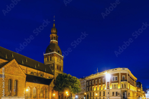 St.Peter s Church in Old Town Riga  Latvia