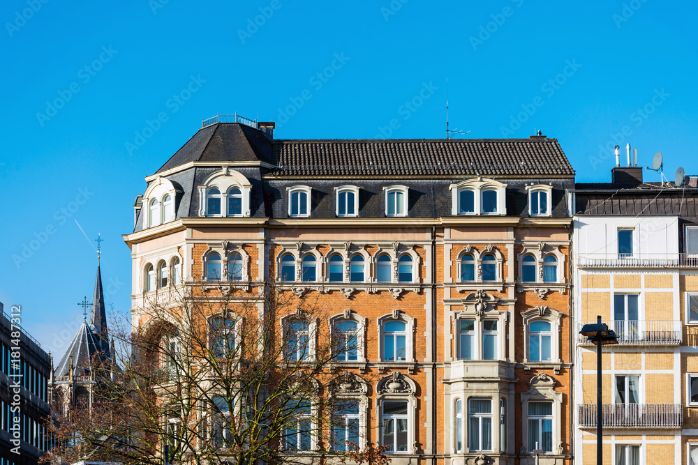 Fototapeta premium old Town buildings in Aachen, Germany