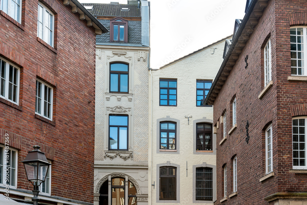 Fototapeta premium old Town buildings in Aachen, Germany