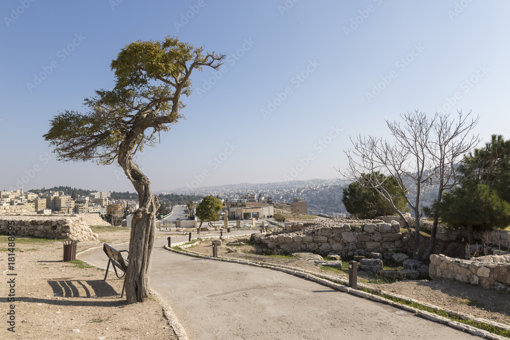 Temple of Hercules of the Amman Citadel complex (Jabal al-Qal'a), Amman, Jordan Temple of Hercules of the Amman Citadel complex (Jabal al-Qal'a), Amman, Jordan