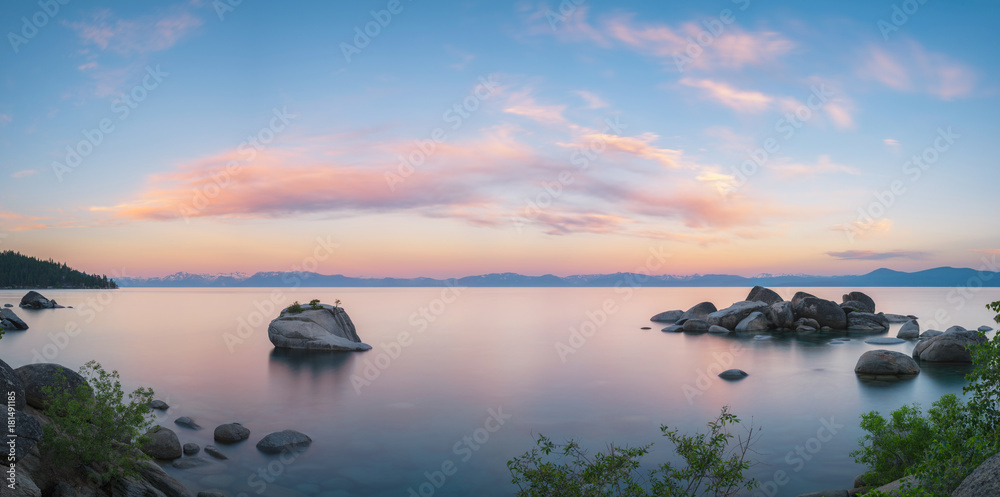 Lake Tahoe Sunrise Panorama Lake Tahoe Sunrise Panorama