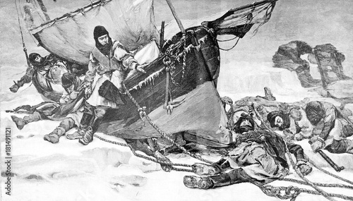 Tela End of Sir Franklin lost expedition to the Canadian Arctic in search of the Nort