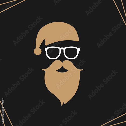 Hipster Nikolaus  - gold
