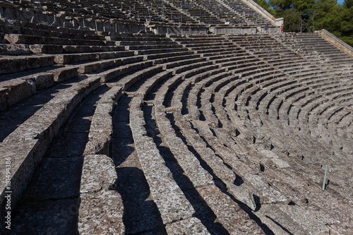 Theatre of Epidaurus, Peloponnese, Greece photo