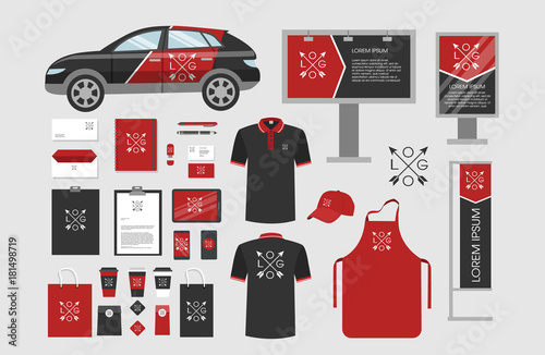 Brand identity set.
