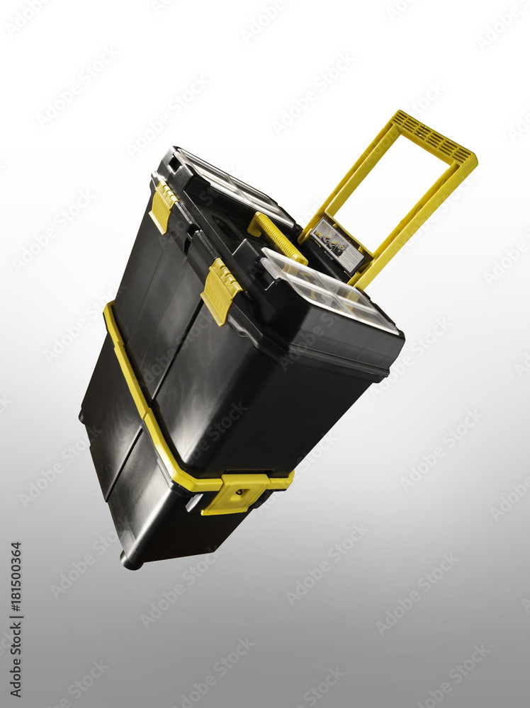 Obraz premium Large toolbox isolated on white