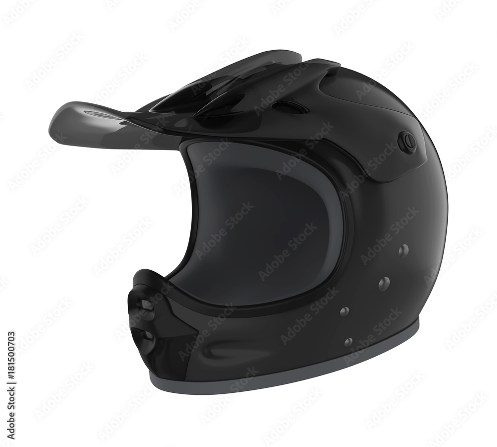 Motocross Helmet Isolated