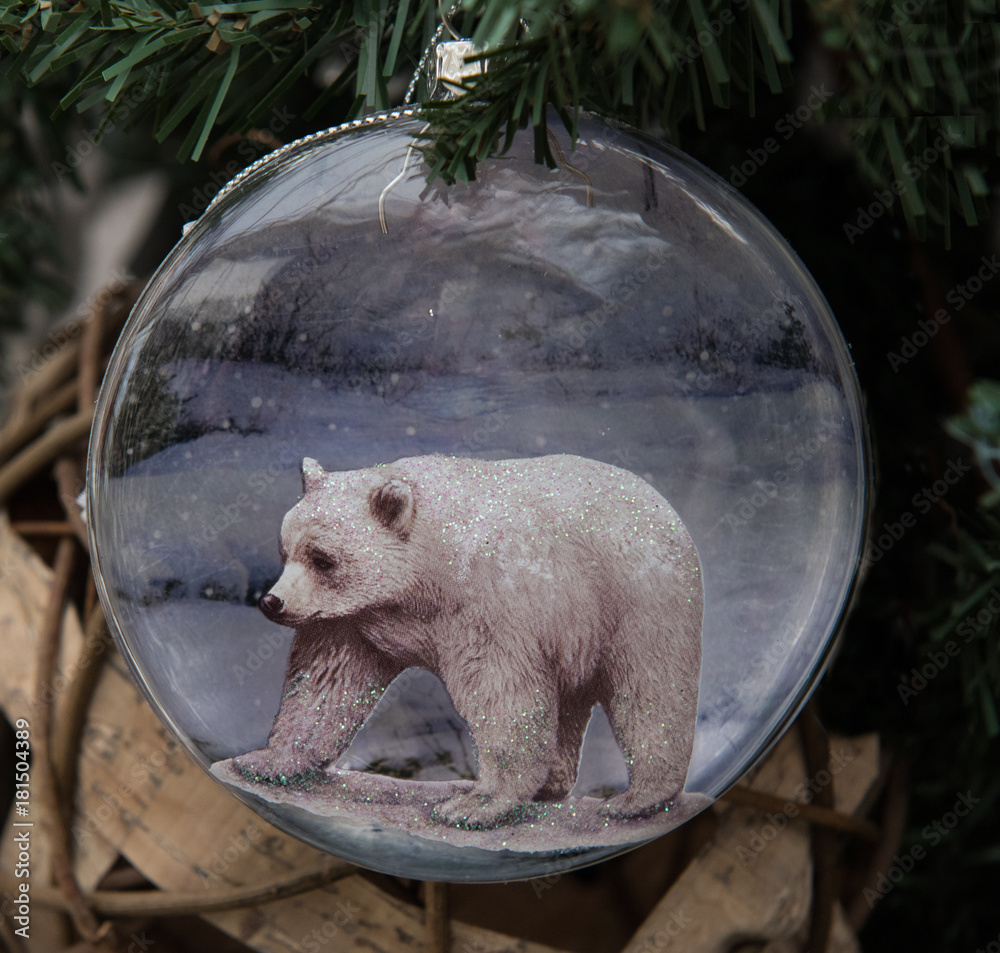 Fototapeta Polar Bear Globe