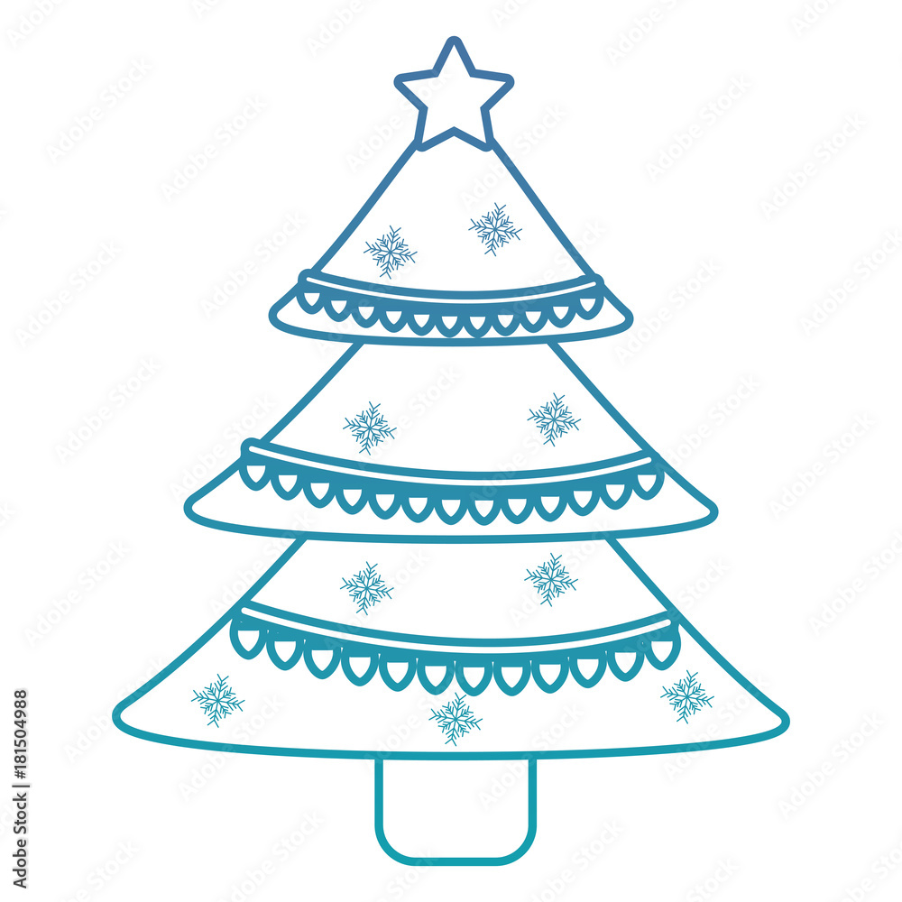 Fototapeta premium christmas tree decoration traditional holiday