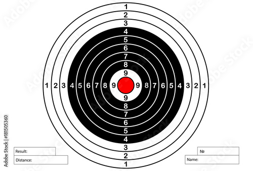 Vector target for rifle and archery