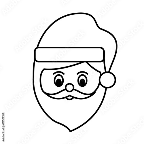 Free Download santa claus face cartoon funny christmas character - GFXLoad