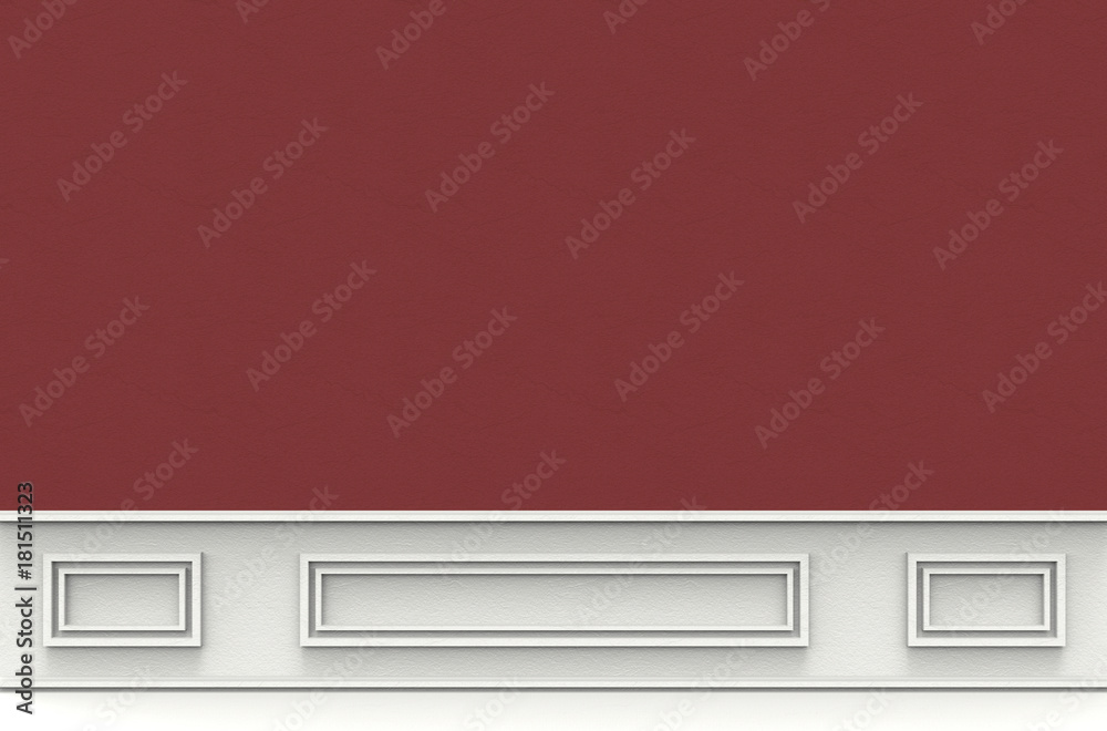 3d rendering. light red color and luxury square white pattern wall background. 3d rendering. light red color and luxury square white pattern wall background.