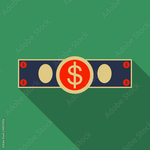 100 50 ,Dollar Banknotes. Suitable for discount cards, leaflet, coupon, flyer, vouchers. Vector, flat style. American money