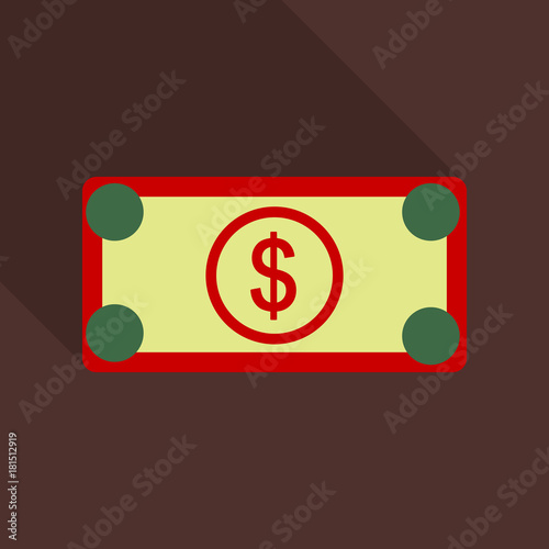 100 50 ,Dollar Banknotes. Suitable for discount cards, leaflet, coupon, flyer, vouchers. Vector, flat style. American money