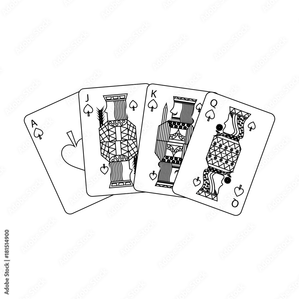 Playing Cards Tournament Game Poker Spade Club Ace Jack Queen Kings Playwrite 