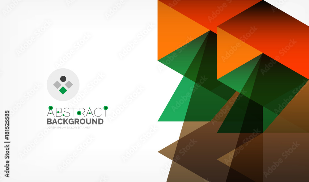 Geometric polygonal vector background Geometric polygonal vector background