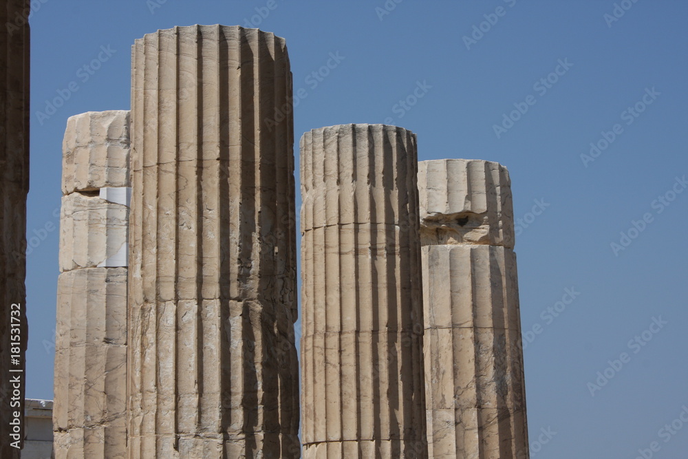 Acropolis hill, Athens historic center, Attica, Greece