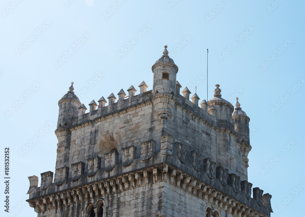 Popular Belem Tower or Tower of St Vincent in Lisbon. Popular Belem Tower or Tower of St Vincent in Lisbon.