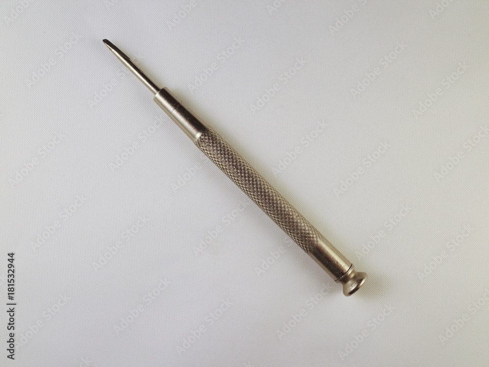 Fototapeta premium screwdriver with metal handle for small screws