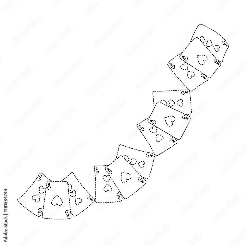 hearts suit french playing cards icon image vector illustration design hearts suit french playing cards icon image vector illustration design