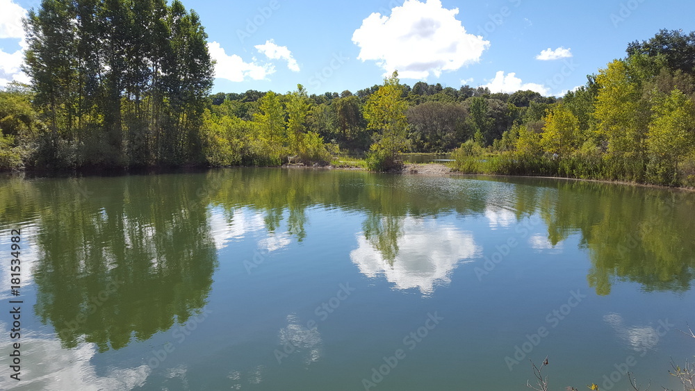 lakeside reflection