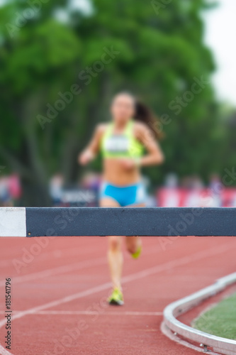 Female Steeplechase Runner