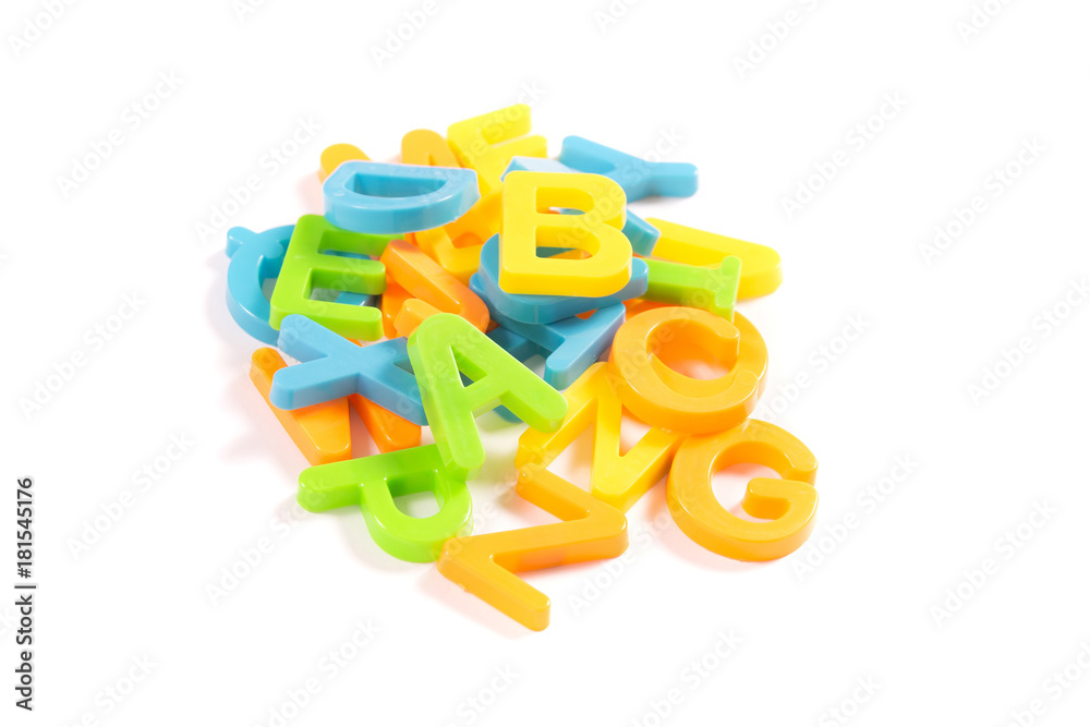 isolated colorful letters stack isolated colorful letters stack