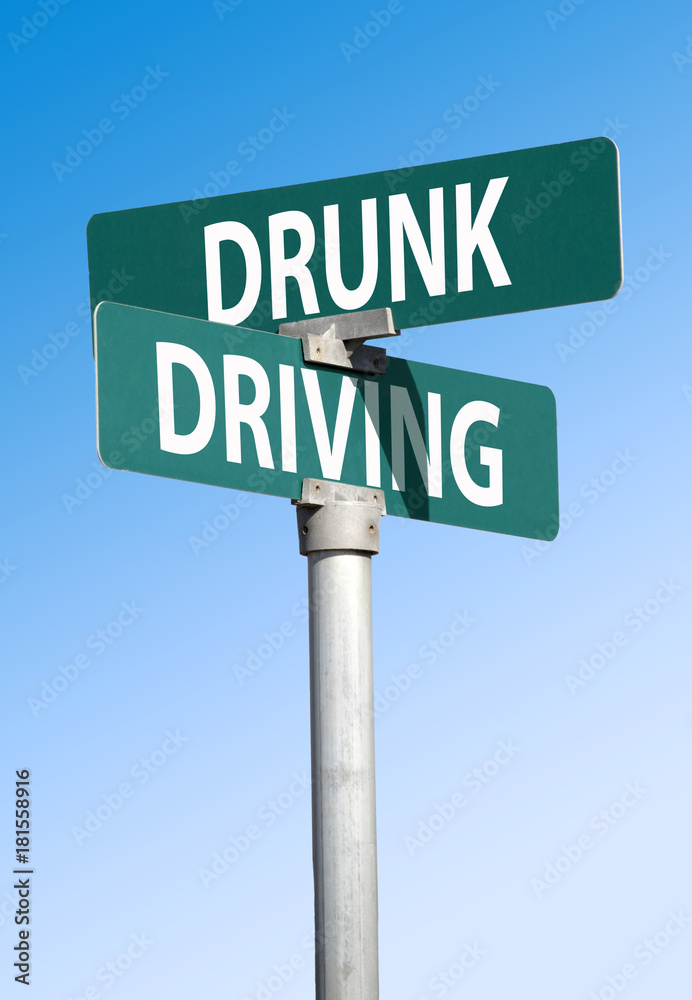 drunk driving sign