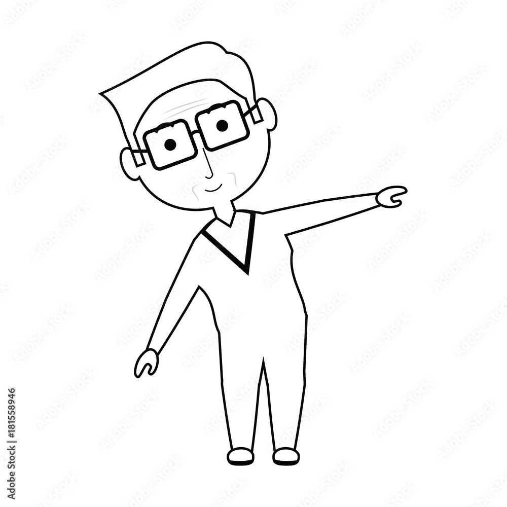 elderly man working out icon over white background vector illustration elderly man working out icon over white background vector illustration