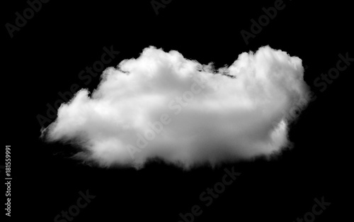 White Cloud isolated on white background