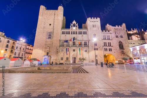 Palace of the archbishops of Narbonne, France photo