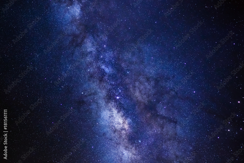 Fototapeta premium Milky way galaxy with stars and space dust in the universe