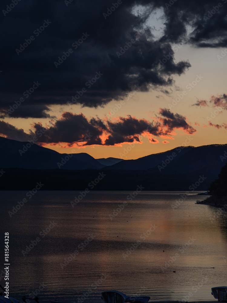 Fototapeta premium Japanese landscapes in Autumn