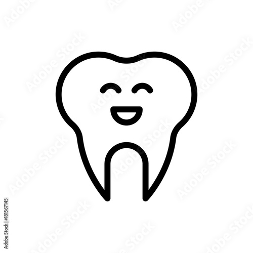 Teeth flat icon