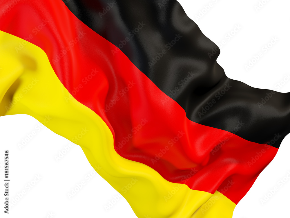 Waving flag of germany Waving flag of germany