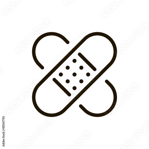 Plaster flat icon