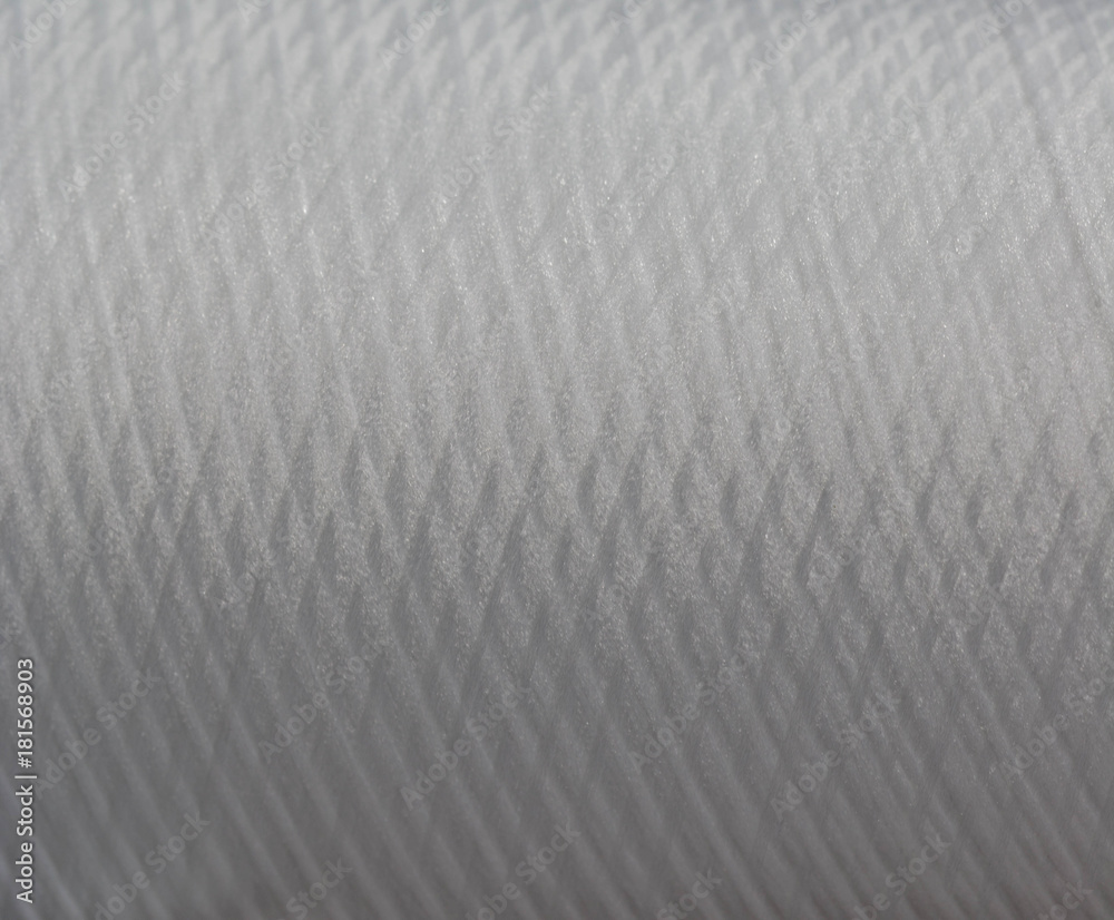 Obraz premium close-up white thread texture. Abstract background
