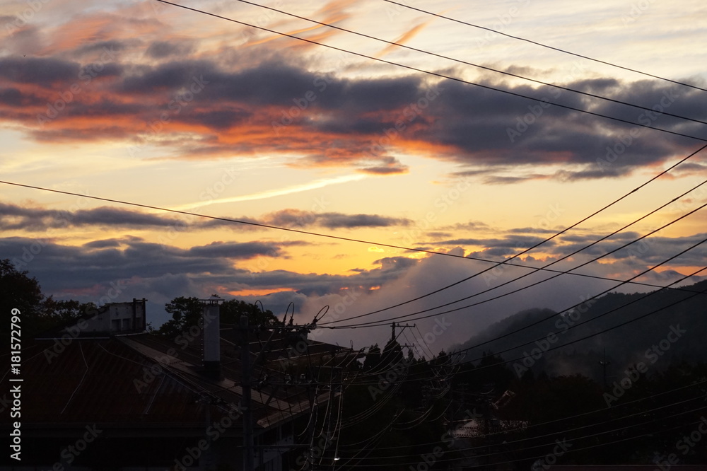 夕暮れの空