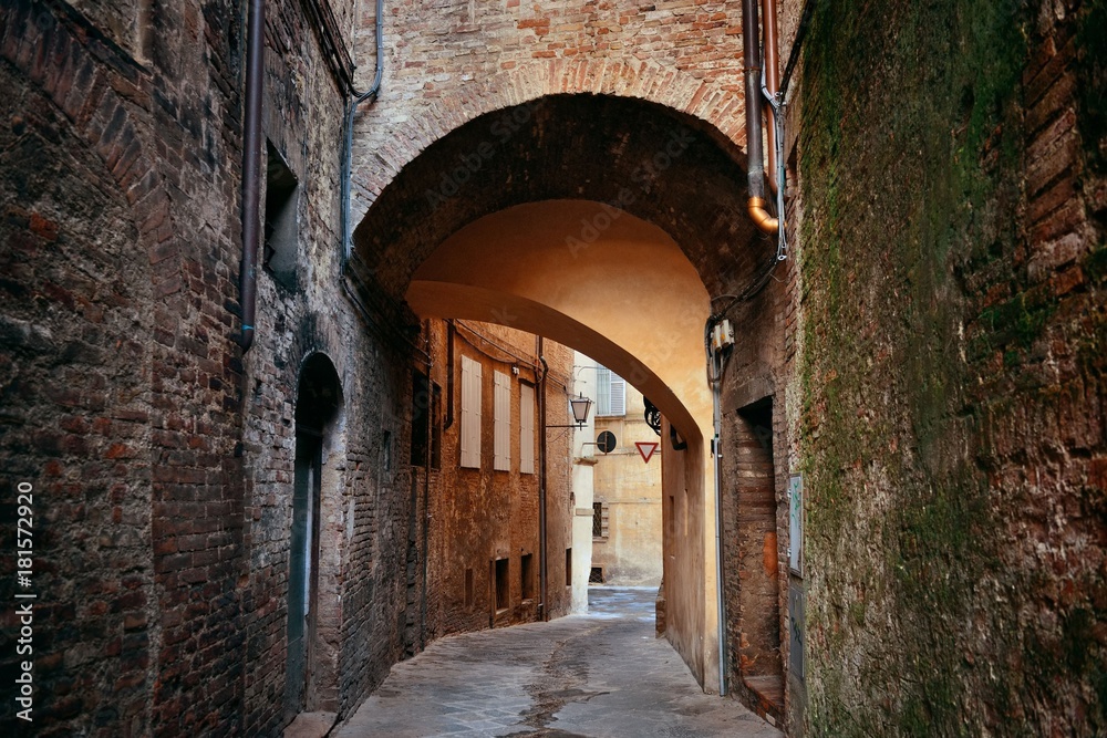 Siena street archway